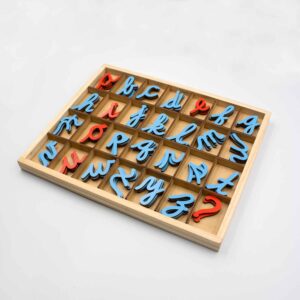 LETRAS CURSIVAS MONTESSORI